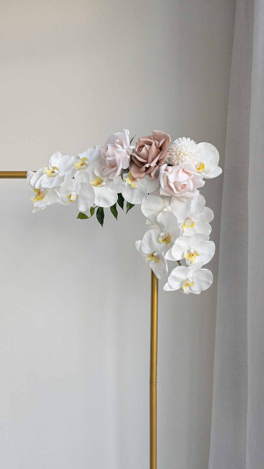 Bloemen welkomstbord met orchidee | Doris