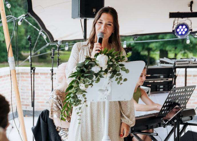 Bloemen welkomstbord | Julia