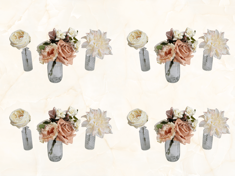12 tafelvaasjes (4 x set van 3) | Billy